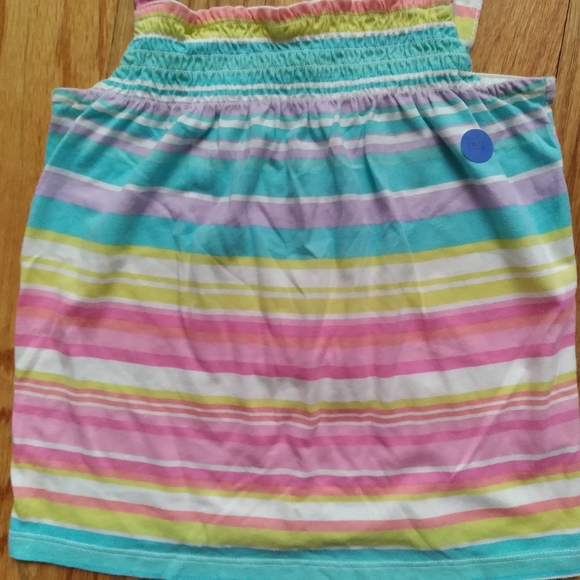 Children's Place Girls Rainbow Tanktop Striped Sleeveless Top Size 5 - Picture 7 of 16